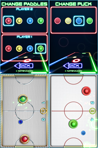 Glow Hockey : Screenshots